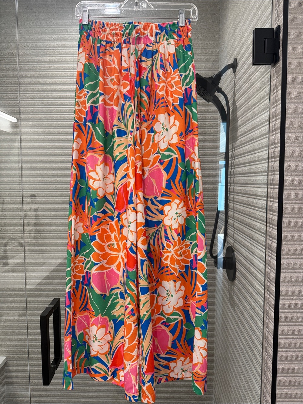 🧡 Flying Tomato 🧡 LIKE NEW 🧡 Floral Wide Leg Pants with Elastic Waist • Small 🧡